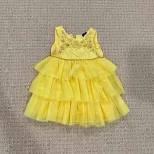 Disney yellow dress 18 months